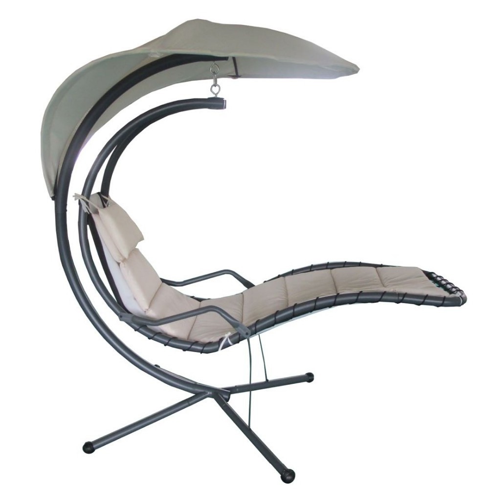 Dream Chair with Umbrella Outdoor Patio Lounge , Portable Hammock Swing Chair,hanging Chaise Lounge chair