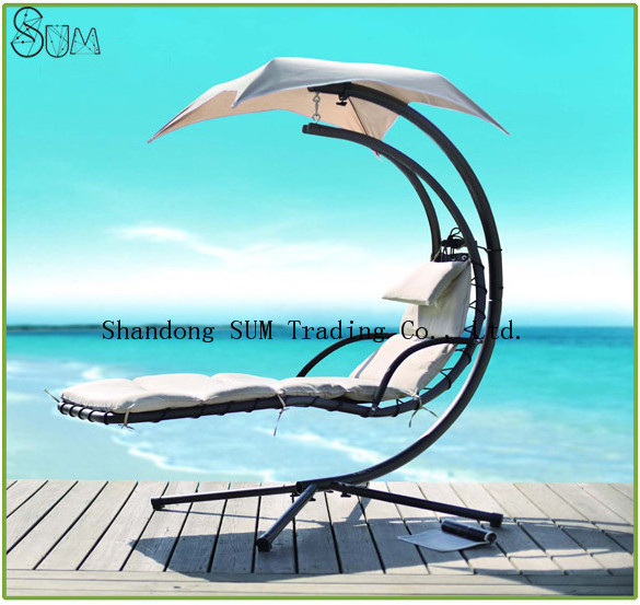 Dream Chair with Umbrella Outdoor Patio Lounge , Portable Hammock Swing Chair,hanging Chaise Lounge chair