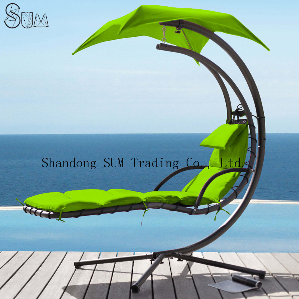 Dream Chair with Umbrella Outdoor Patio Lounge , Portable Hammock Swing Chair,hanging Chaise Lounge chair