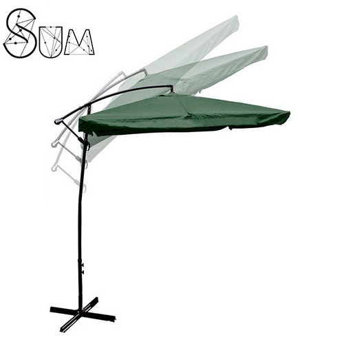 Outdoor Patio Adjustable Waterproof Beach Banana Hanging Umbrella