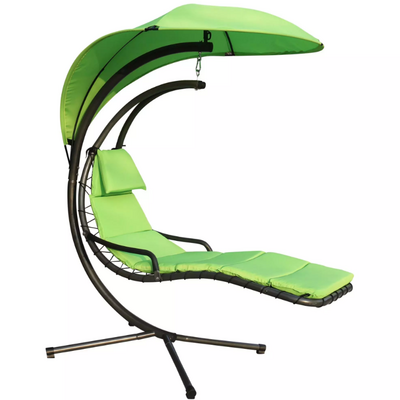 Hanging Chaise Lounger Chair Dream Hammock Swing Chair With Canopy