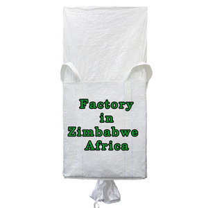 Africa Zimbabwe Factory 1 1.5 2 ton Ore mine coal  super sack bulk FIBC jumbo bag