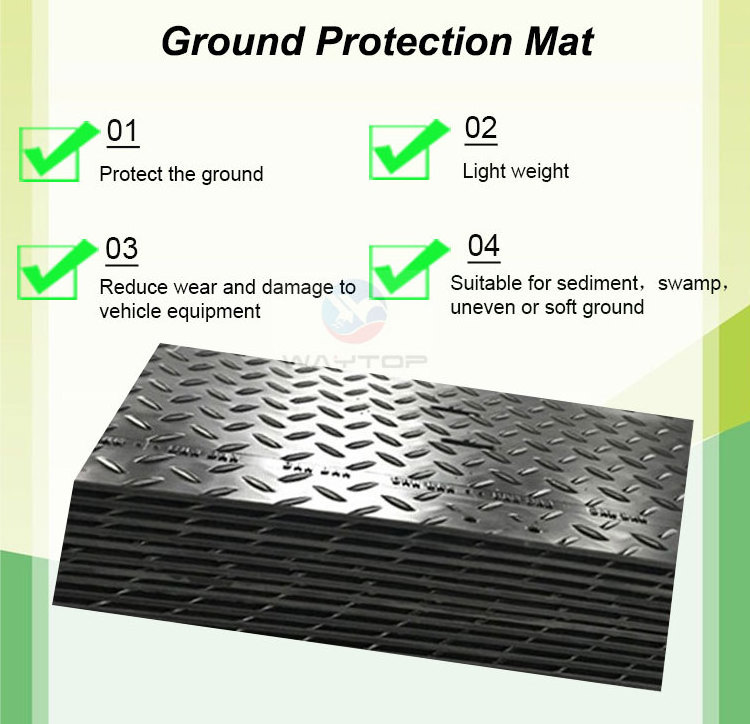 composite plastic floor mat mats ground road for drilling rig