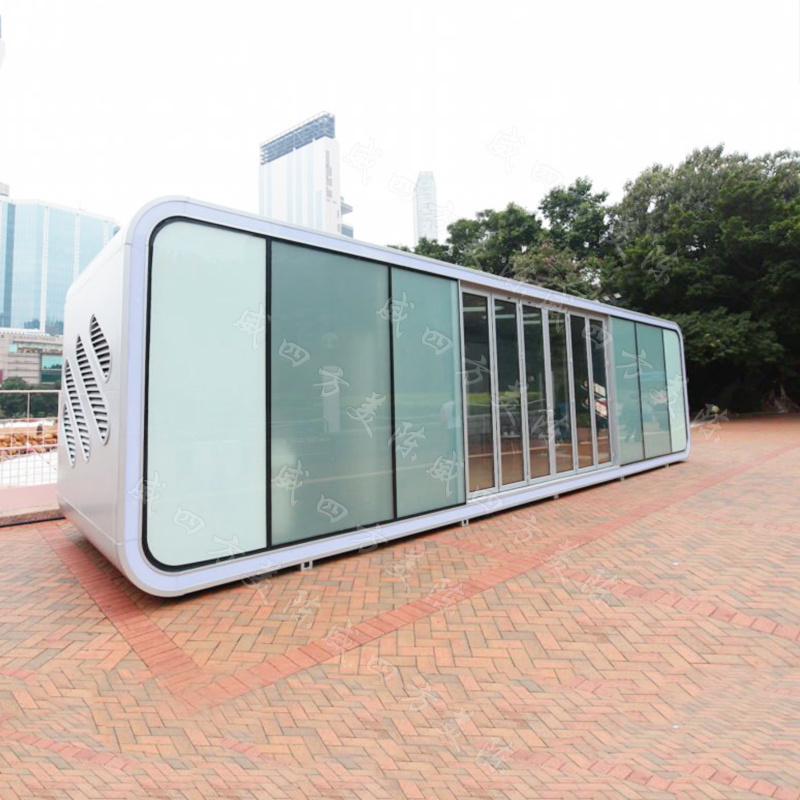 Customize Prefabricated House Steel Frame Apple Modular Home/ Tiny Mobile Office House