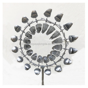 Metal crafts wind kinetic art sculpture/kinetic wave sculpture