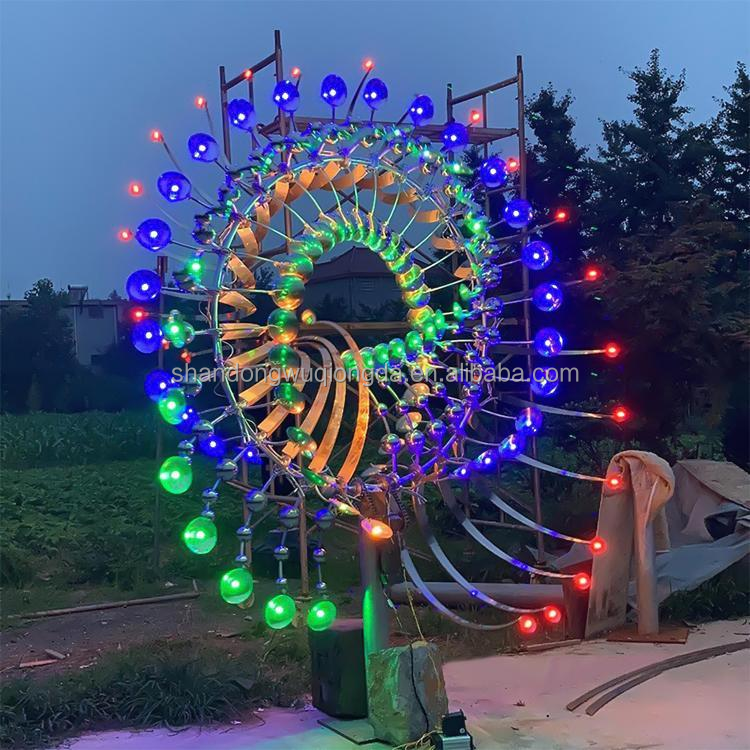 Outdoor decoration giant perpetual motion machine hypnotic swinging sticks kinetic sculpture for sale