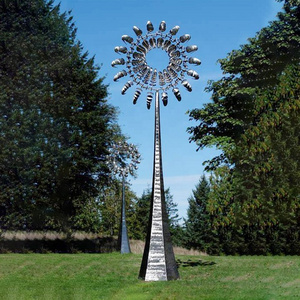 Outdoor decoration giant perpetual motion machine hypnotic swinging sticks kinetic sculpture for sale