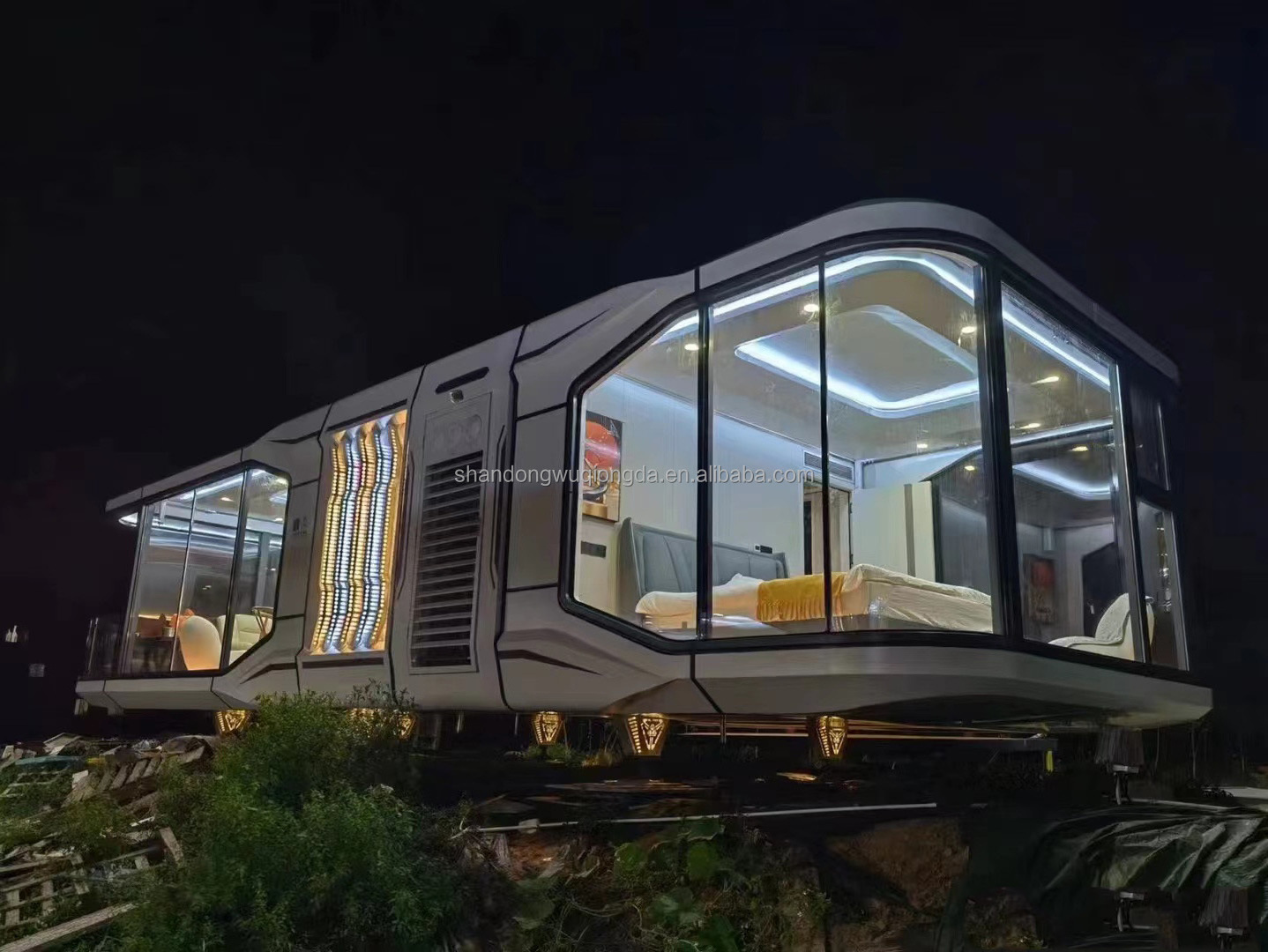 Latest Prefab Homes Modular Frame House Modern Luxury Prefab Houses Mobile  Space Capsule Hotel Vacation Space