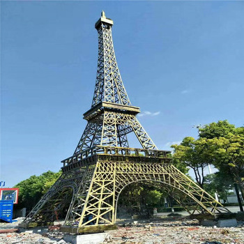 Outdoor Big eiffel Paris Metal Tower Sculptures For Decoration