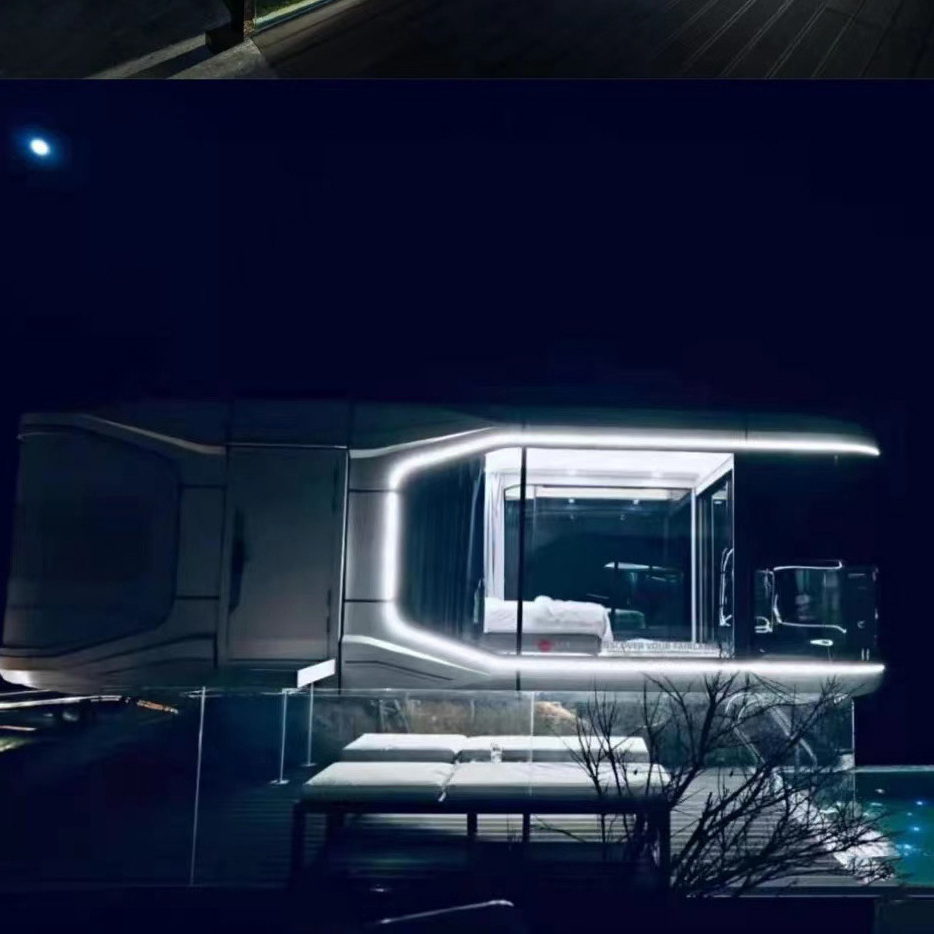 Latest Prefab Homes Modular Frame House Modern Luxury Prefab Houses Mobile  Space Capsule Hotel Vacation Space