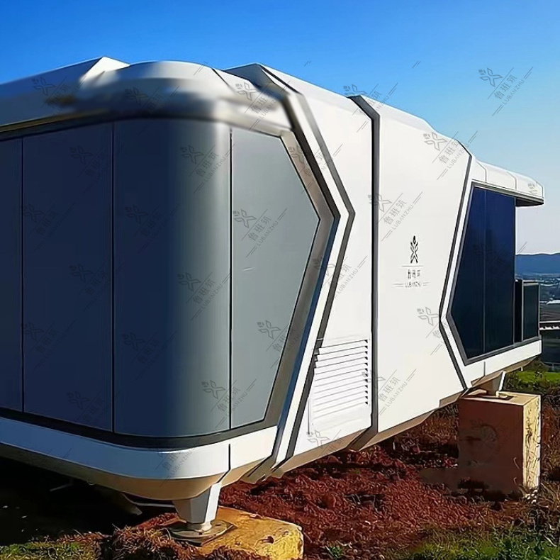 Mobile  containers casas home luxury tiny building customized low cost capsule  house prefab houses