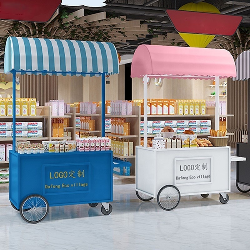 Birthday Cart Party Event Champagne Cart Wedding Candy Cart With Drawer