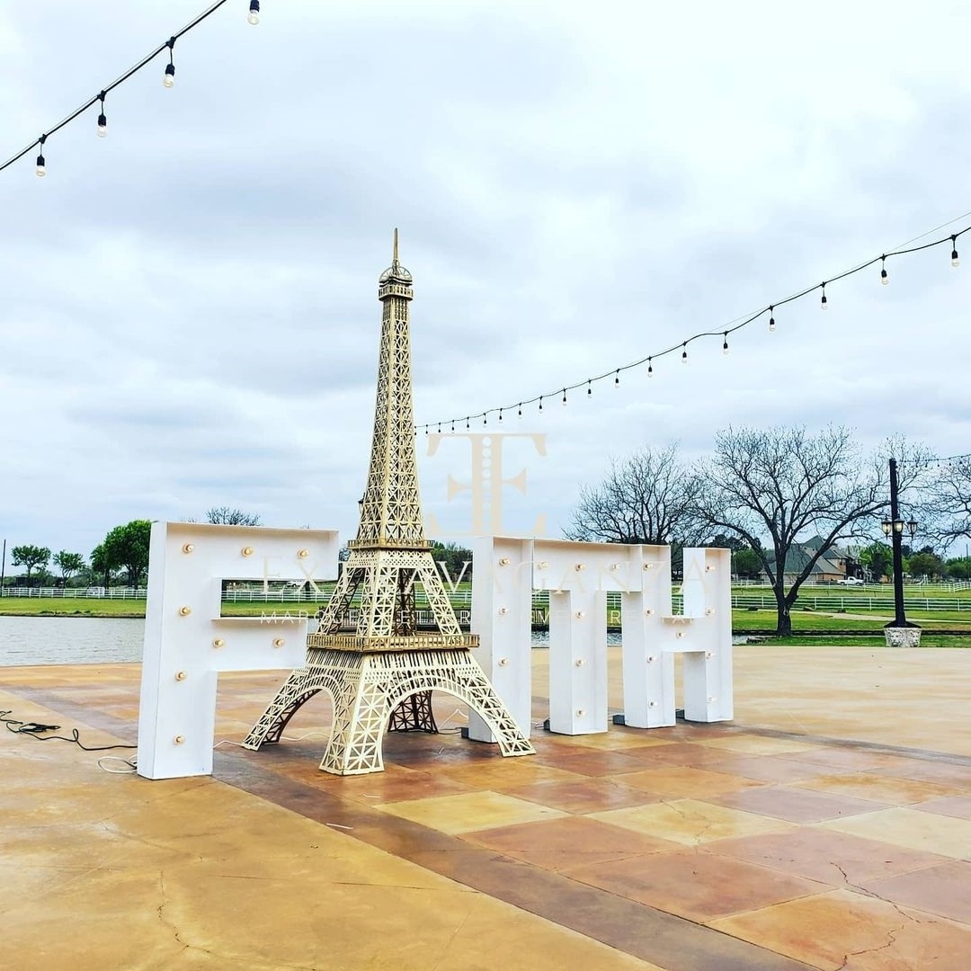 most popular wedding prop large eiffel tower statue for sale