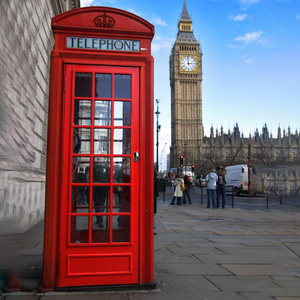 Wedding props pink red old british vintage book decor telephone booth decoration display for sale