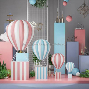 Party Decoration Balloon Garland supplies Christmas Event Fiberglass Hot Air Balloon Props