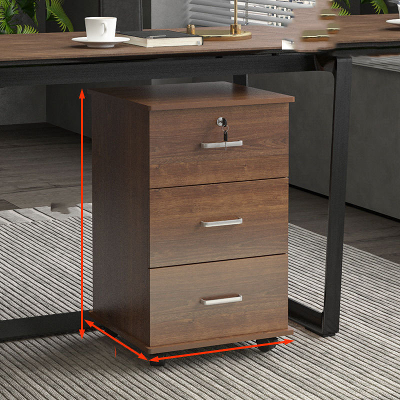 Office Supply Mobile Wooden Beside Cabinet Under Table Minimalist Drawer Cabinet