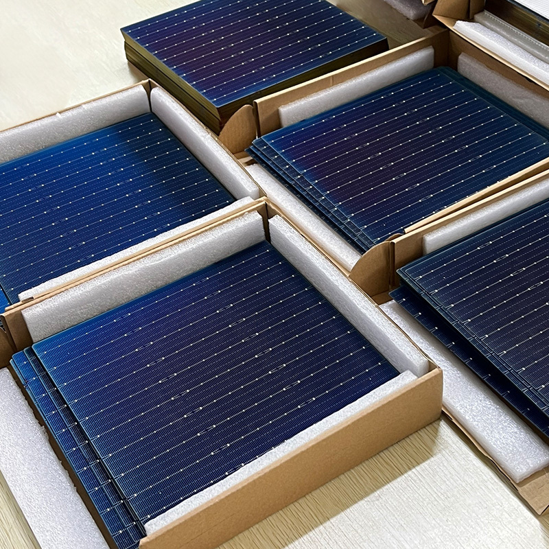 solar material 23.5% big power solar cells with high efficiency and performance 157/166/182/210 optional