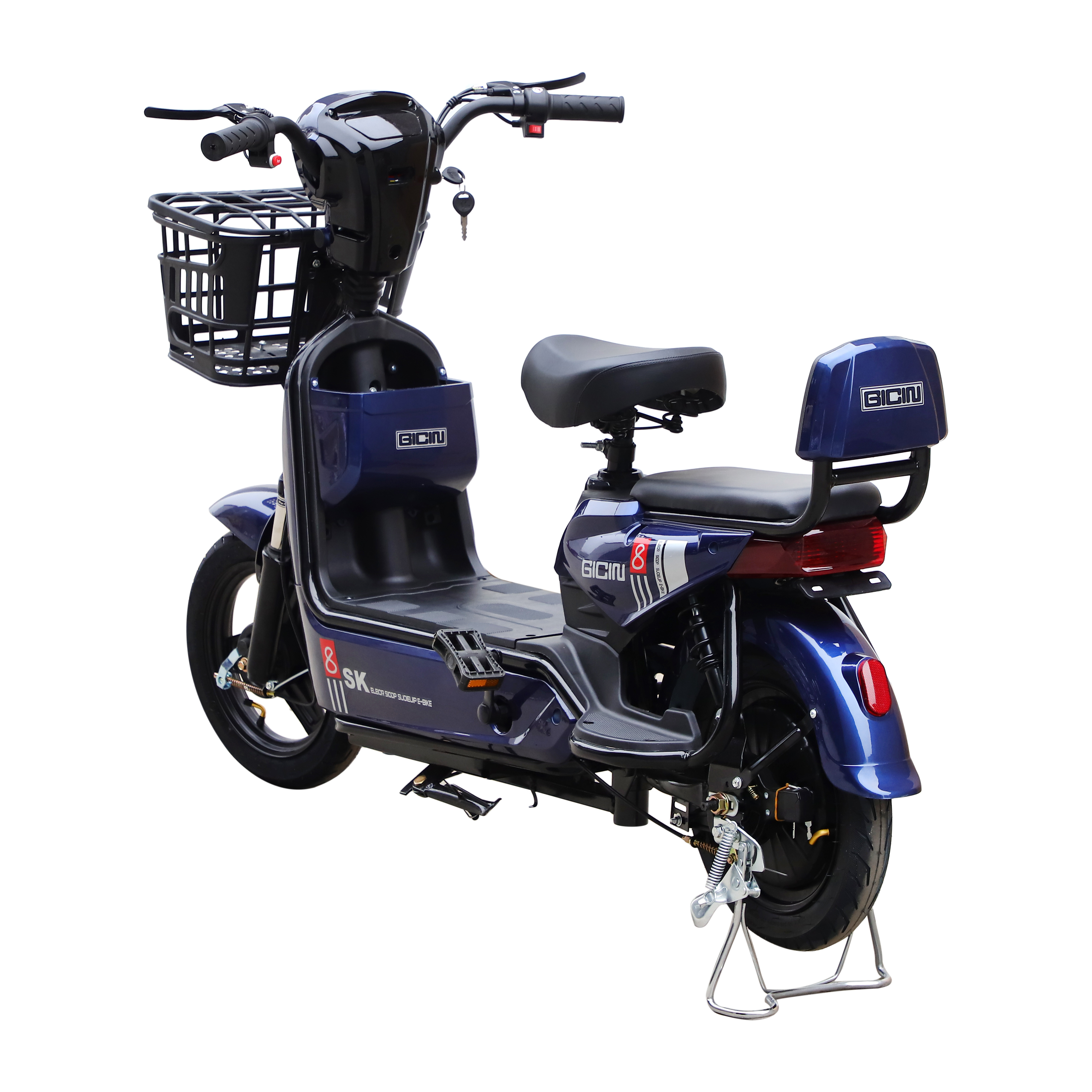 China New Type Electric Scooter 2 Seater Electric City Bike Electric Bicycle with 450W 48V Battery Hot Sell