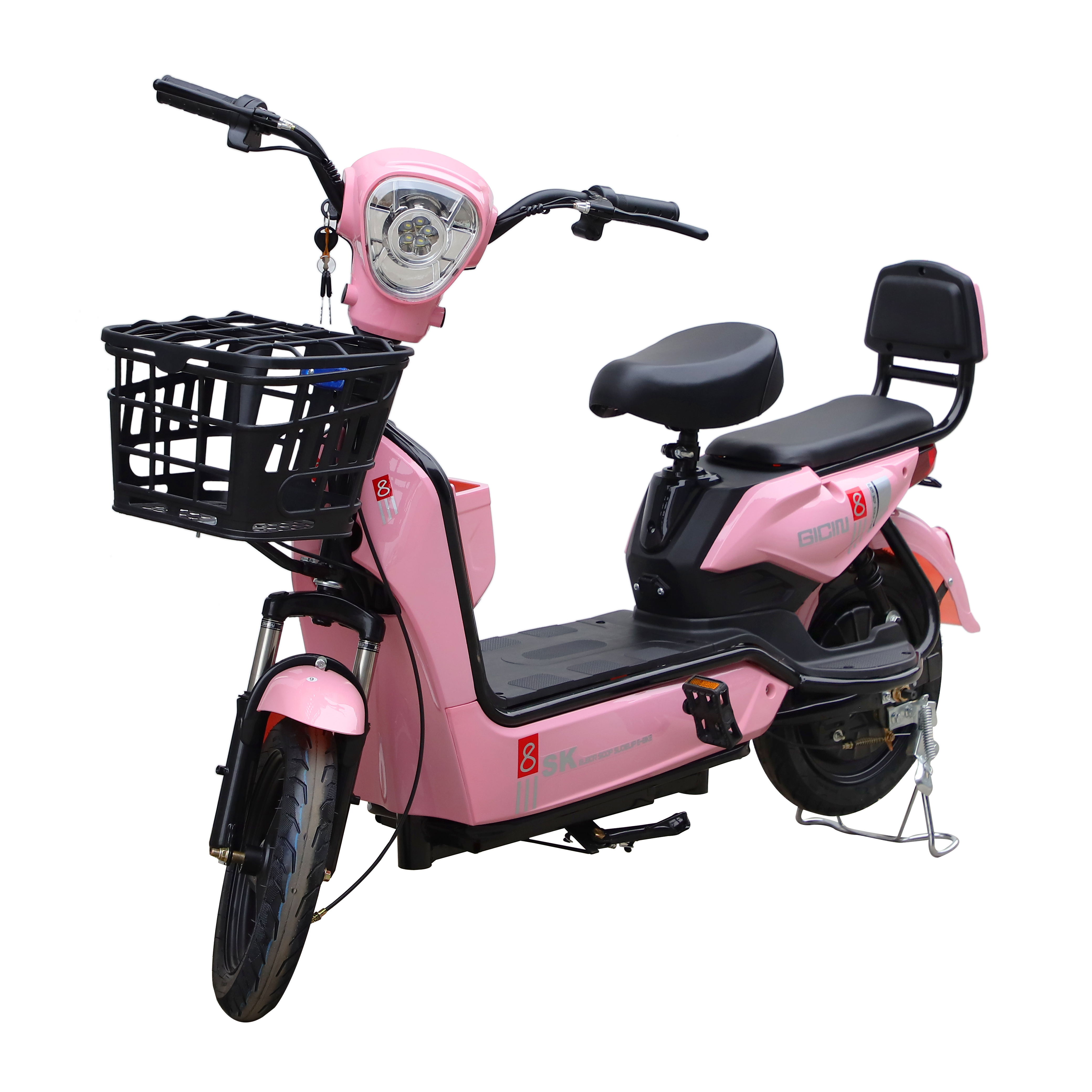 New Model 14 Inch Fat Tire E Bike Electric Mopeds 48V 500W City Electric Bicycle with Pedals