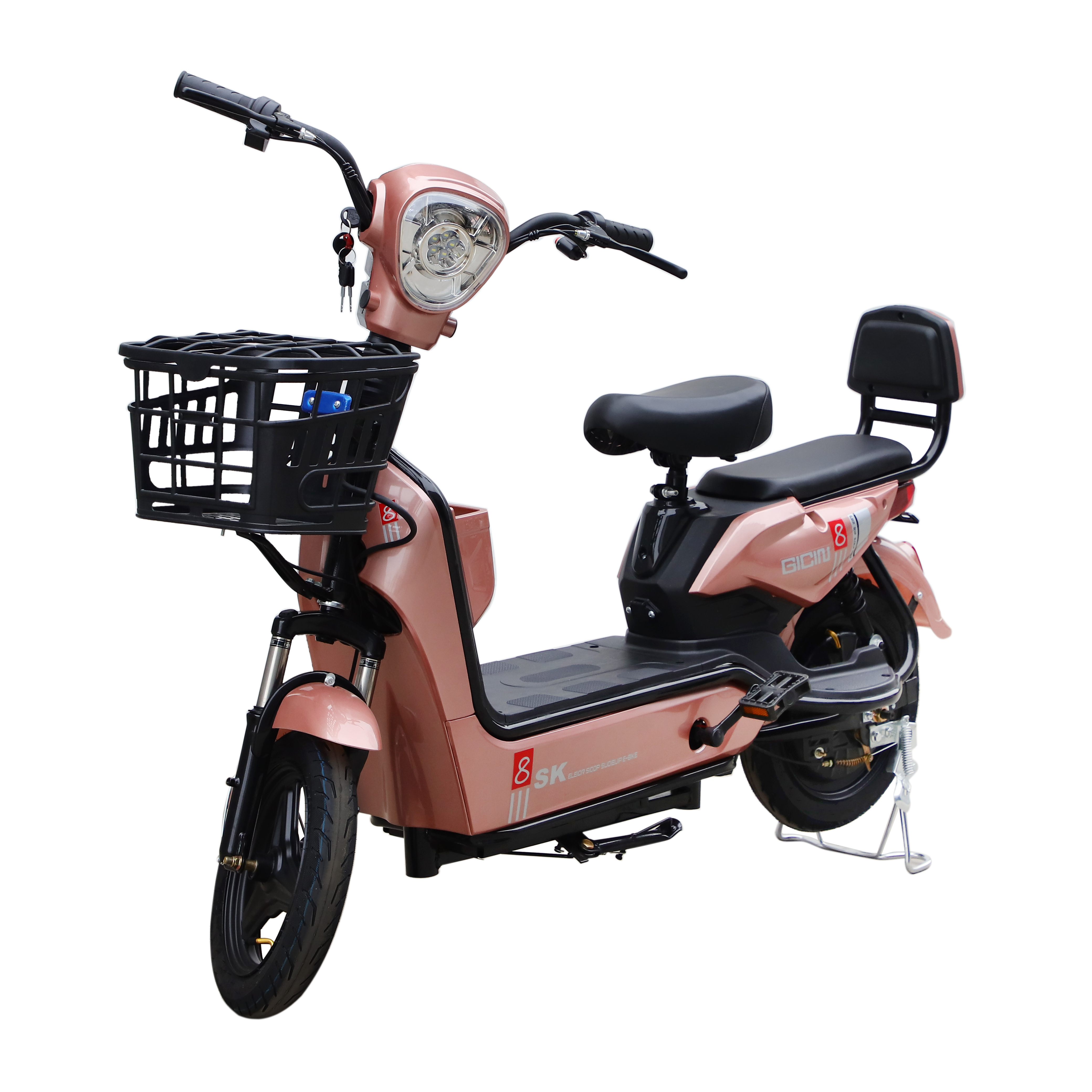 China New Type Electric Scooter 2 Seater Electric City Bike Electric Bicycle with 450W 48V Battery Hot Sell