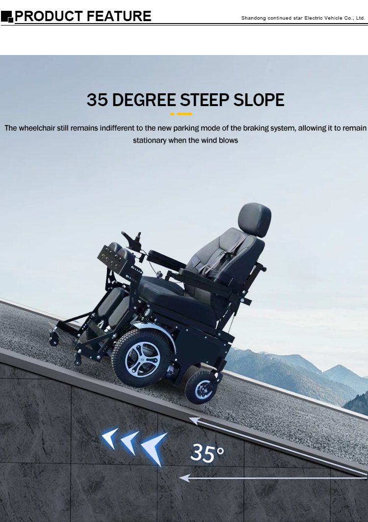 Stand up Electric Standing Heavy Duty Reclining Wheelchair Top Sell with Standing Function Wheelchairs