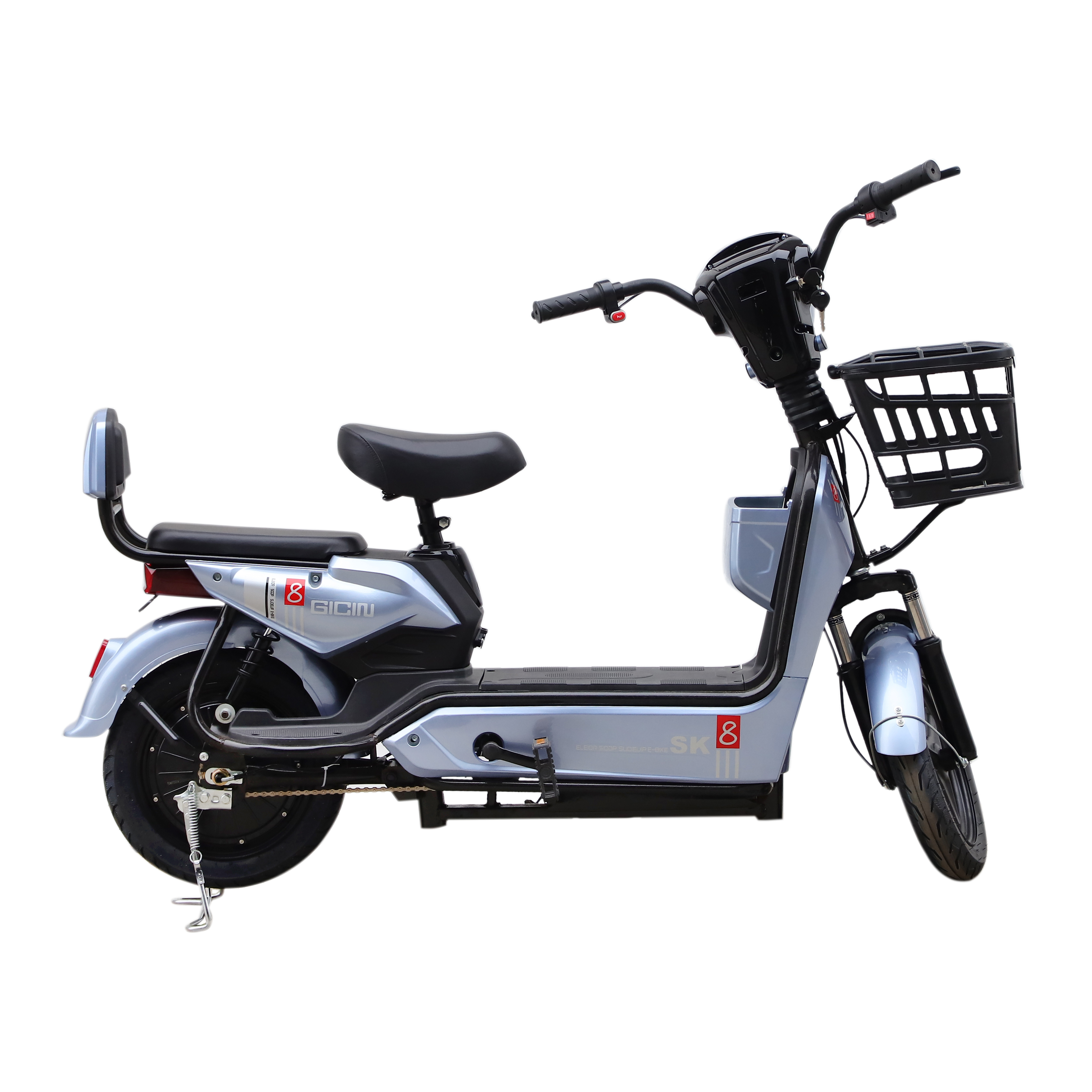 China New Type Electric Scooter 2 Seater Electric City Bike Electric Bicycle with 450W 48V Battery Hot Sell