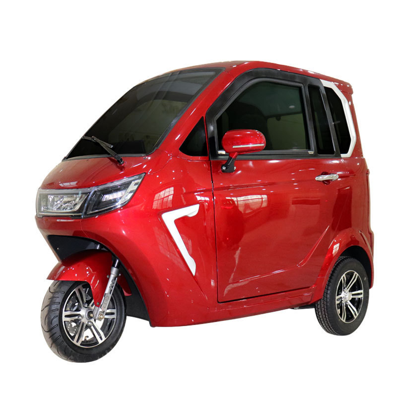 New adult three-wheeled three-wheeled electric passenger and cargo fully enclosed scooter mini electric tricycle for sale