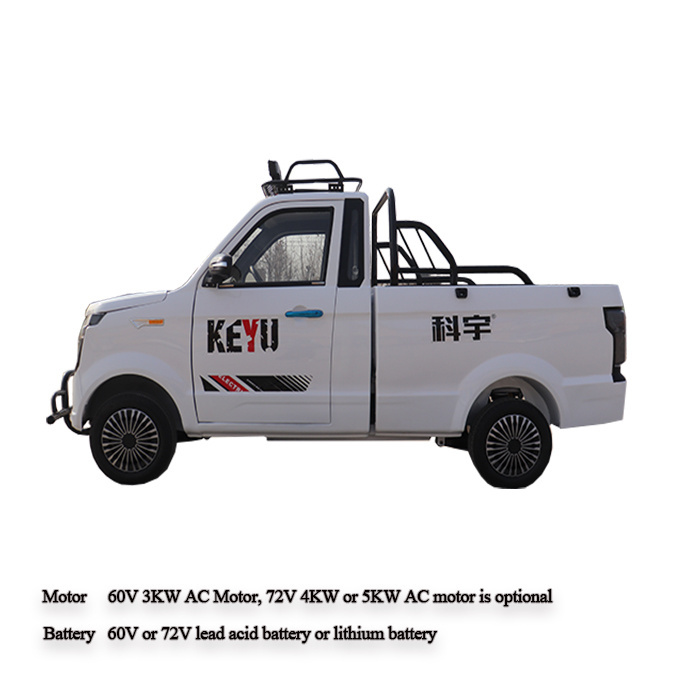 china made small mini electric air conditioning truck 4x4 pickup mini electric cargo truck 4x4 4wd