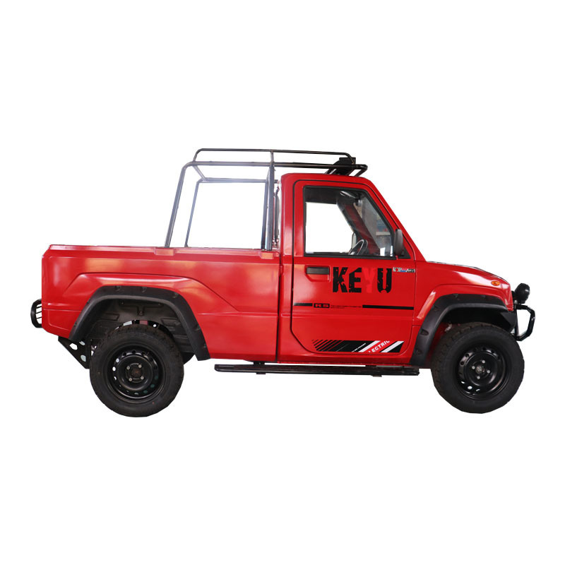 YANUO hot sale cheap utility vehicle with cargo box miniature electric 4 seater pickup truck