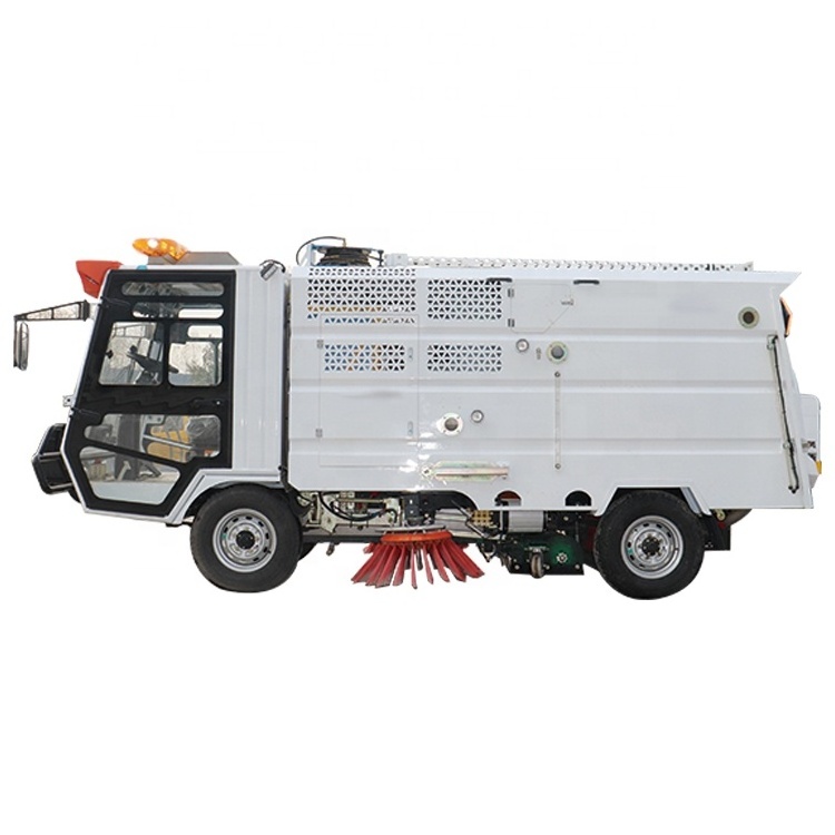 YANO 4.3CBM High-Efficiency Multiple Road Sweeper with Street Vacuum and High Pressure Washing for 8-Hour Sweeping and Cleaning