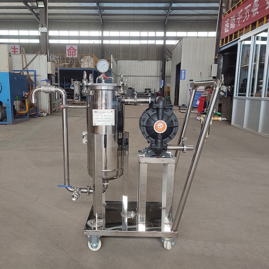 High-quality Surface Finish Liquid Oil Wine Beer Paint Waster Water Treatment Filter Housing Equipment