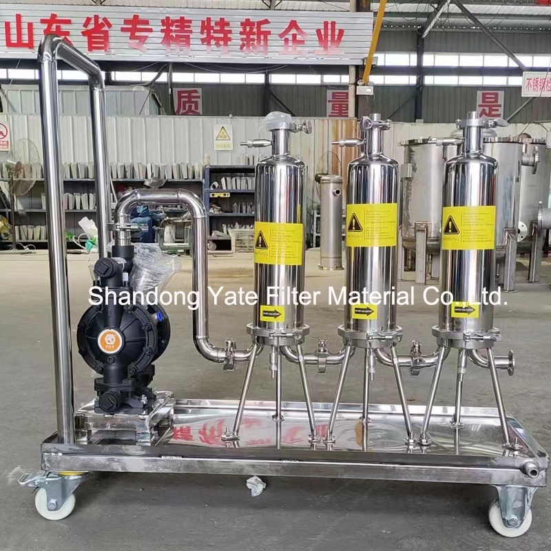 High-quality Surface Finish Liquid Oil Wine Beer Paint Waster Water Treatment Filter Housing Equipment