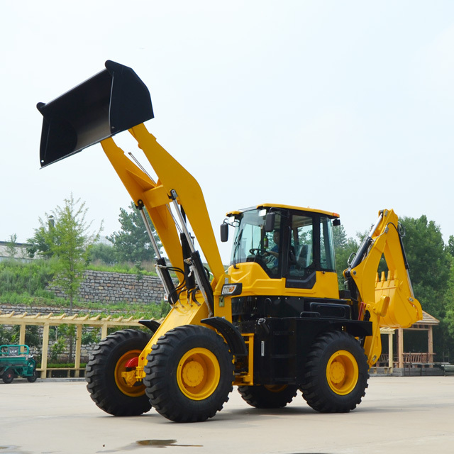 Discount price backhoe loader 4x4 EPA kubota yanmar engine High pressure gear pump mini backhoes loader for sale.