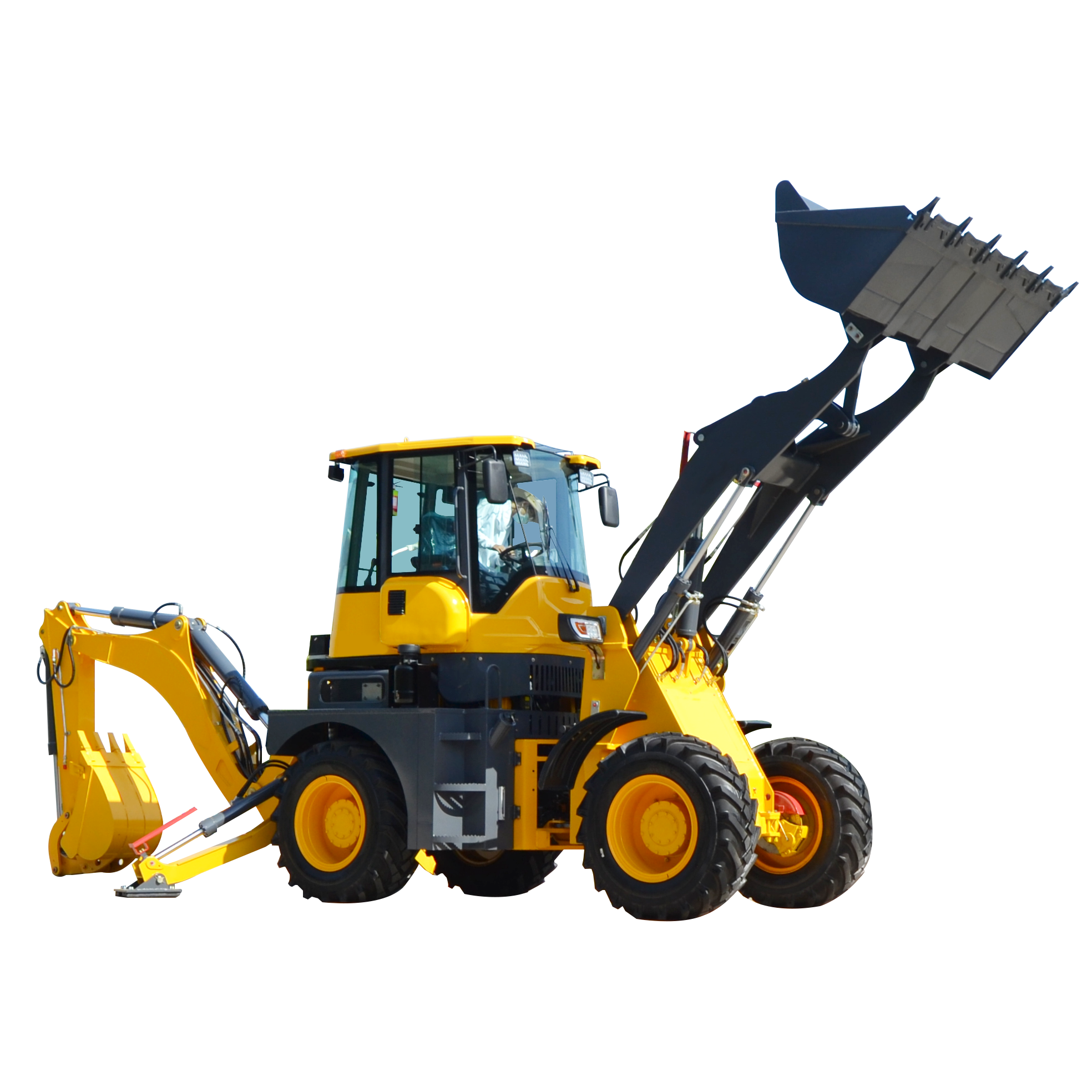 Towable Backhoe Excavator Mini Tractor Front End Compact Backhoe Loader with Excavator for Sale