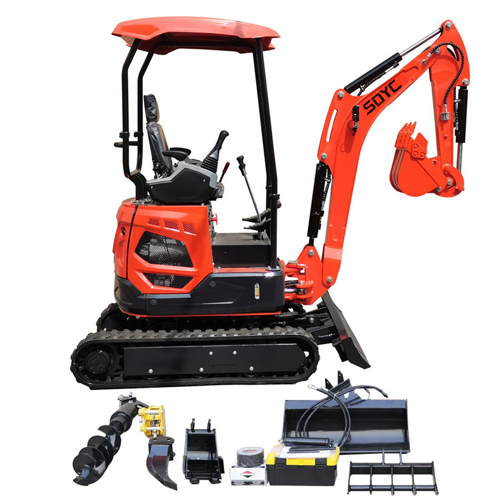 Factory Price Kubota Small Mini Digger bagger 1ton 2ton Excavator 3.5ton mini pelle crawler mini excavator with EPA CE EURO 5