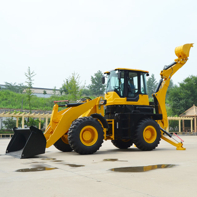 Discount price backhoe loader 4x4 EPA kubota yanmar engine High pressure gear pump mini backhoes loader for sale.