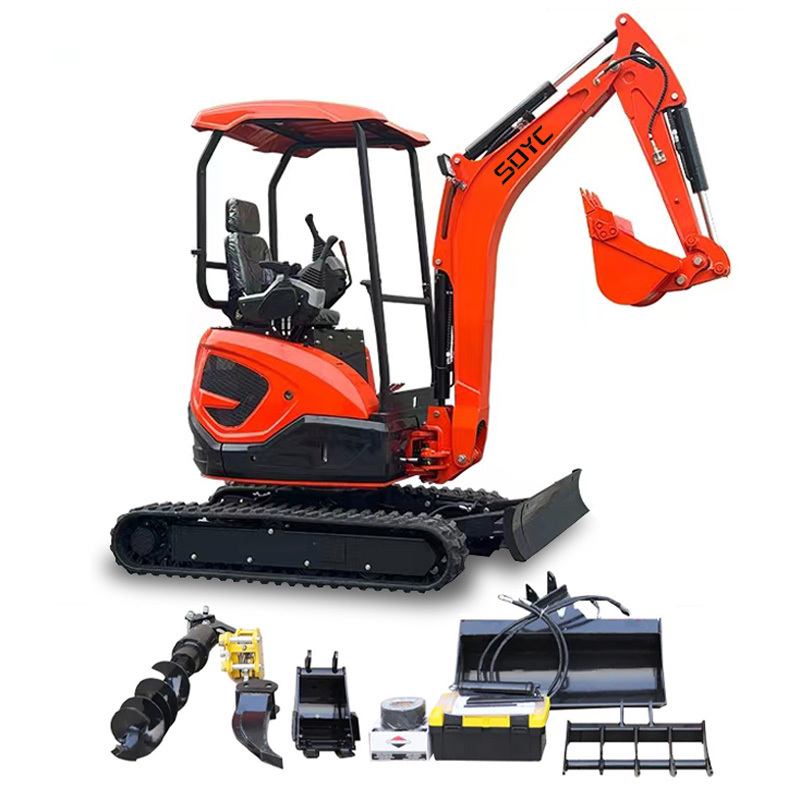 Factory Directly Supply small mini digger Micro digger 1 ton CE EPA 3.5 ton mini excavator 2 ton crawler excavator for sale