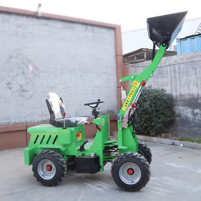 China small farming battery mini loader cheap front loader mini electric wheel loader with good price