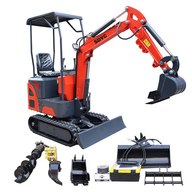 Factory Directly Supply small mini digger Micro digger 1 ton CE EPA 3.5 ton mini excavator 2 ton crawler excavator for sale