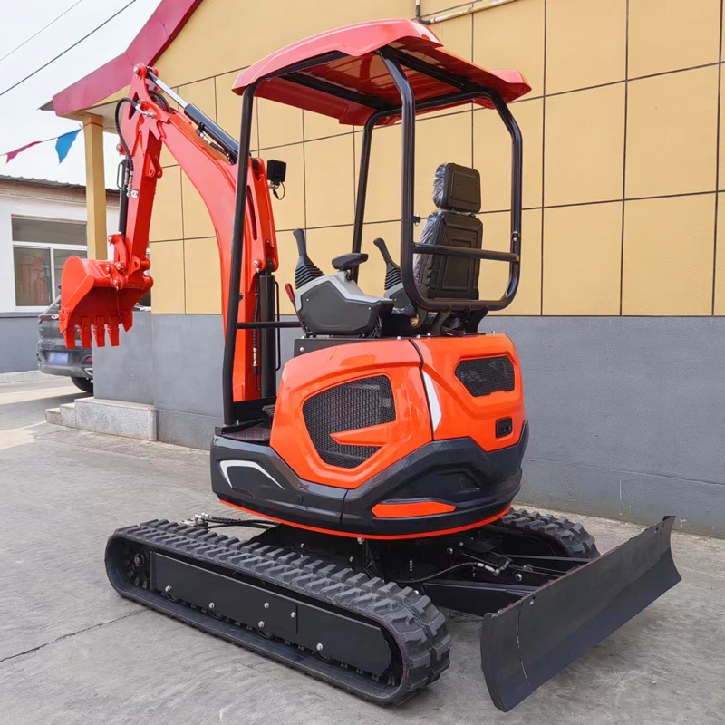 Free shipping EPA/EURO 5 Chinese mini excavator 2ton 1ton 1.7 ton crawler micro excavator 2.5ton cabin mini digger for sale