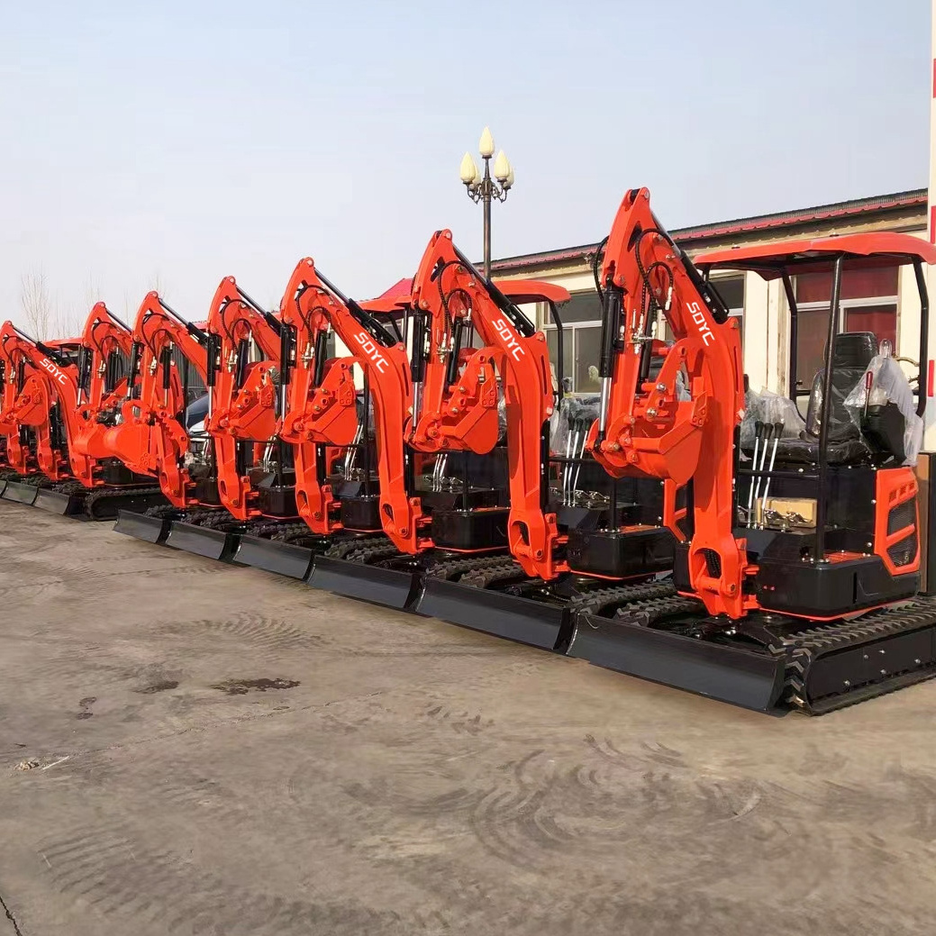 Factory Directly Supply small mini digger Micro digger 1 ton CE EPA 3.5 ton mini excavator 2 ton crawler excavator for sale