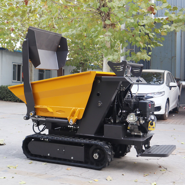 Free shipping Mini Crawler Dumper Multifunctional Tracked MINI Dumper 500kg 800KG mini transporter Dump Truck For Construction