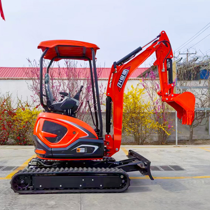 Free shipping EPA/EURO 5 Chinese mini excavator 2ton 1ton 1.7 ton crawler micro excavator 2.5ton cabin mini digger for sale