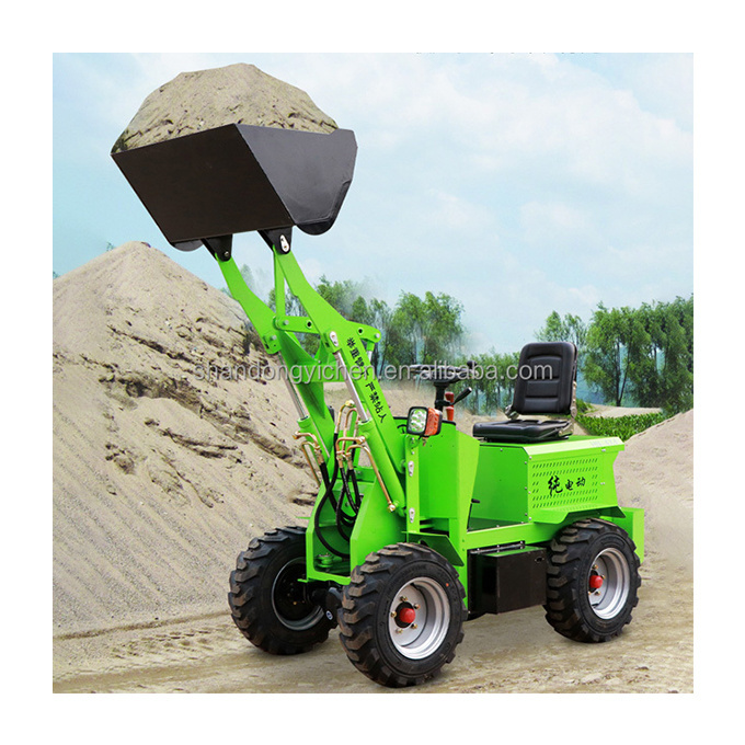 China small farming battery mini loader cheap front loader mini electric wheel loader with good price