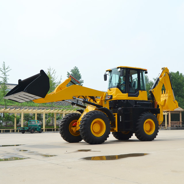 Discount price backhoe loader 4x4 EPA kubota yanmar engine High pressure gear pump mini backhoes loader for sale.