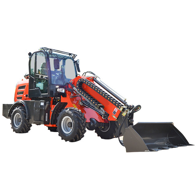 China New Best Front End Bucket Boom Small Mini Telescopic Wheel Loader Machine for Sale