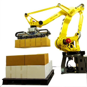 High quality  4-6 axis fully automatic  25kg bags palletizing robot  pallet production robot robot pallet stacker packing line