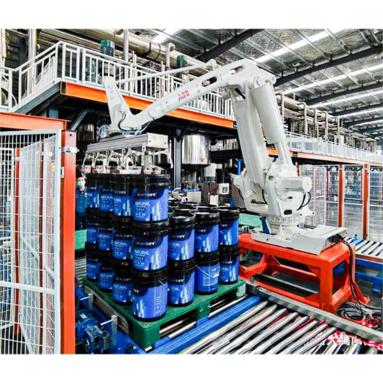 high quality automatic stacking palletizer robot/bag palletizer machine automatic/single column armrobot palletizer