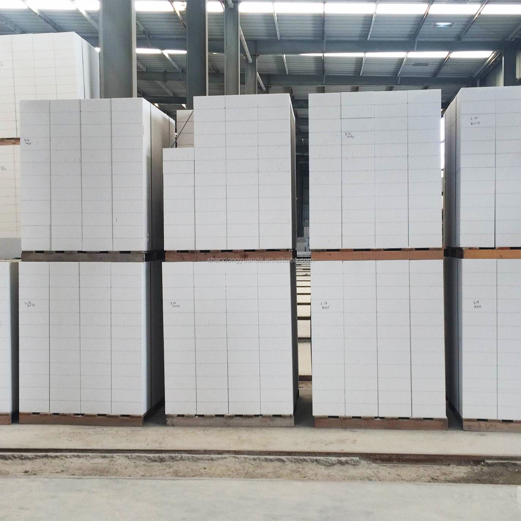 Autoclaved aerated concrete blocks lightweight masonry block for partition wall