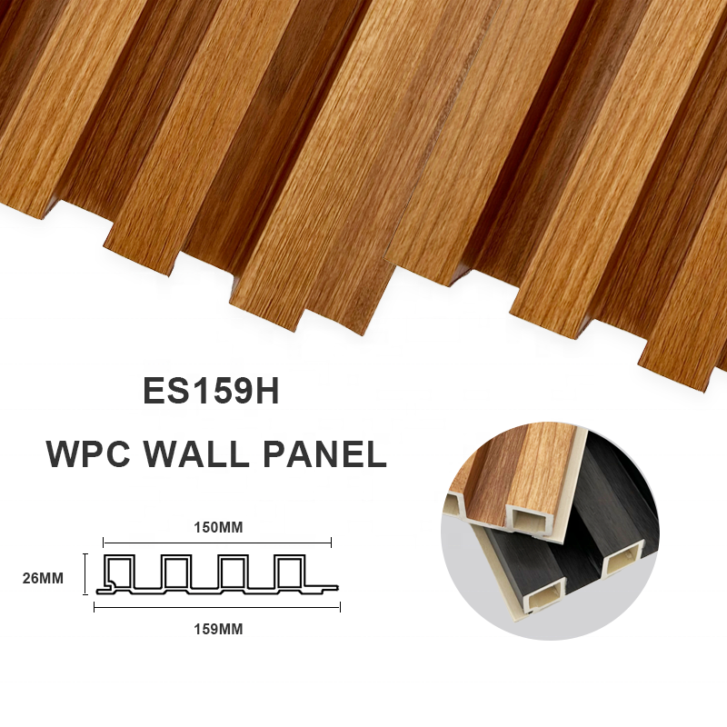 Wpc Wall Panel Pvc Wooden Grain Wall Panels Interior  Decoration Slatted Wall Panel Sheets Wallboard